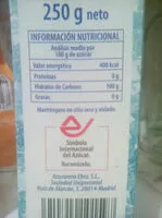 Mängden socker i Azucar Candí Blanco