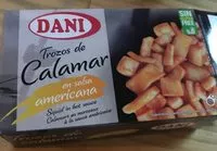 Mängden socker i Trozos de calamar en salsa americana