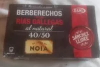 Mängden socker i Berberechos