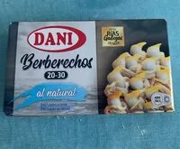 Mängden socker i Berberechos al natural