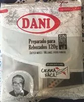 Mängden socker i DANI preparado para rebozados 120g sin gluten