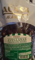 Mängden socker i Avellanas con chocolate negro