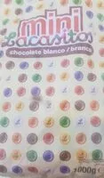 Mängden socker i Mini Lacasitos Chocolate Blanco 1kg