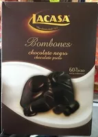 Mängden socker i Bombones chocolate negro
