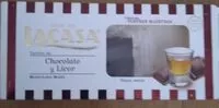 Mängden socker i Turrón de chocolate y licor