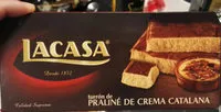 Mängden socker i Turrón de praliné crema catalana