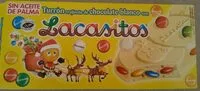 Mängden socker i Turrón crujiente de chocolate blanco con Lascasitos