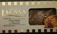 Mängden socker i Turrón de chocolate y nueces