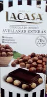 Mängden socker i Chocolate negro avellanas enteras