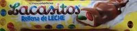 Mängden socker i Chocolatina rellena de leche