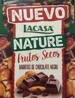 Mängden socker i Nature barritas chocolate negro y frutos secos