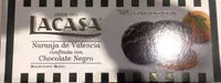 Mängden socker i Chocolate negro con naranja de Valencia confitada