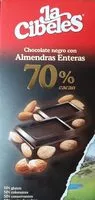 Mängden socker i Chocolate negro con Almendras