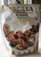Mängden socker i Nueces de California chocolate con leche