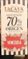 Mängden socker i Chocolate Negro 70% origem Venezuela