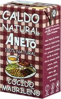 Mängden socker i Caldo natural cocido madrileño