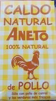 Mängden socker i Caldo natural aneto de pollo