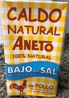 Mängden socker i Caldo natural de pollo bajo en sal