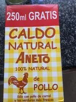 Mängden socker i Caldo natural Aneto