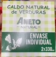 Mängden socker i Caldo natural de verduras