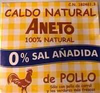Mängden socker i Caldo natural de pollo