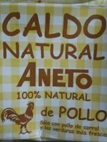 Mängden socker i Caldo natural de pollo