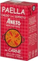 Mängden socker i Caldo para paella de carne y verduras