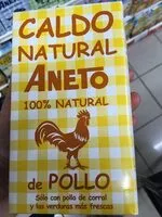 Mängden socker i Caldo natural Aneto de pollo