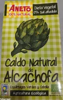 Mängden socker i Aneto Caldo Natural De Alcachofa Ecológica