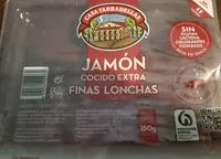 Mängden socker i Jamón cocido extra finas lonchas