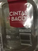 Mängden socker i Cintas de bacon sin gluten