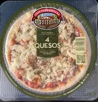 Mängden socker i Pizza 4 quesos pack 2
