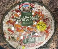 Mängden socker i pizza de calabaza con queso de cabra