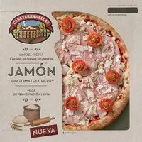 Mängden socker i Pizza fresca jamón y tomates cherry