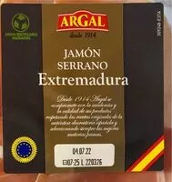 Mängden socker i Jamon Serano Extremadura