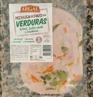 Mängden socker i Pechuga de pavo con verduras