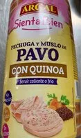 Mängden socker i Pechuga y muslo de pavo con Quinoa