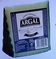Mängden socker i Queso semicurado Argal 200 gramos