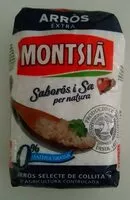 Mängden socker i Montsia   arròs