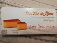Mängden socker i Turrón crema tostada