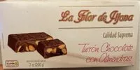 Mängden socker i Turrón de Chocolate con Almendras