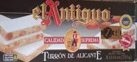 Mängden socker i Turrón de Alicante
