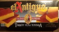 Mängden socker i Turrón yema tostada