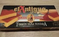 Mängden socker i Turròn yema tostada