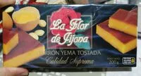 Mängden socker i Turrón yema tostada