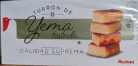 Mängden socker i Turrón de yema tostada