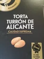 Mängden socker i Torta turrón de alicante