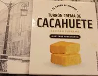 Mängden socker i Turrón crema cacahuete