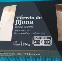 Mängden socker i Turrón de Jijona