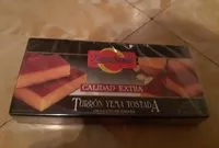 Mängden socker i Turrón yema tostada